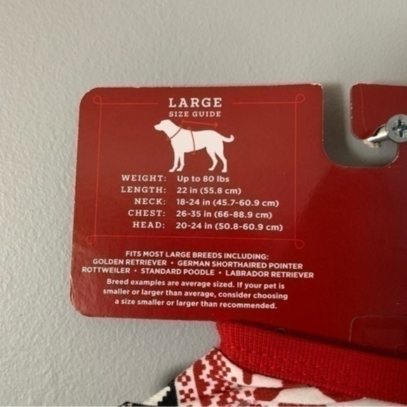 ❄️FINAL PRICE❄️NWT. WONDERSHOP Pet Pajamas- Bears & Trees - Picture 4 of 5